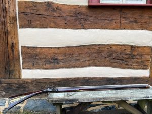 Fine Lehigh Valley Kentucky Longrifle Attributed to John Moll I.
